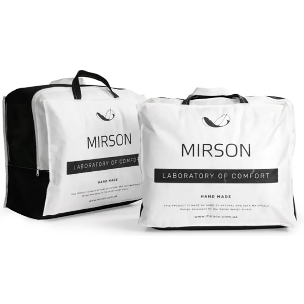 Фото - Набір ковдра євро + 2 подушки MirSon №9528 Deluxe Hand Made літня 200х220 Silk Kapok + 50х70 (2200010805550)